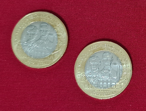 Moneda 20 Pesos Conmemorativa Centenario De La Gesta Heroica