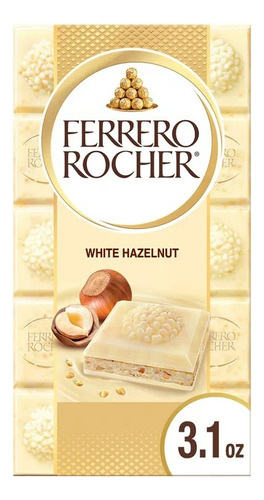 Ferrero Rocher Barra De Chocolate Blanco 90grs