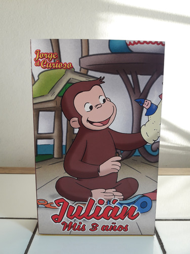Souvenir Jorge El Curioso 20 Bolsitas Personalizadas Cumple