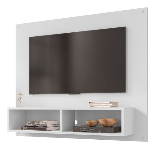 Rack Panel Soporte - Televisor Hasta 43 Con Repisa - Viena