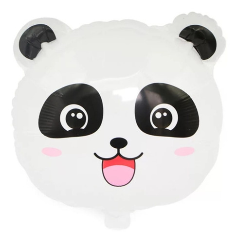 2 Globos Panda Cabeza