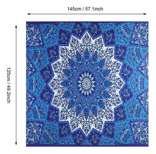 Tapiz Colgante De Pared De Mandala Indio Bohemio