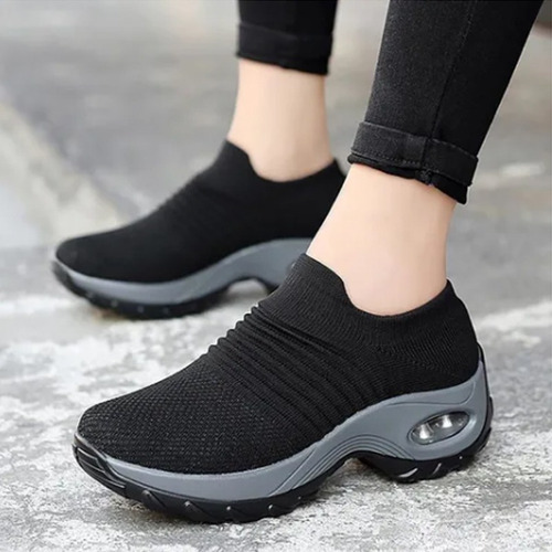 Zapatillas Deportivas Para Mujer Con Malla Transpirable