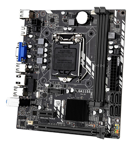 Placa Base De Computadora De Escritorio H61m Para Core