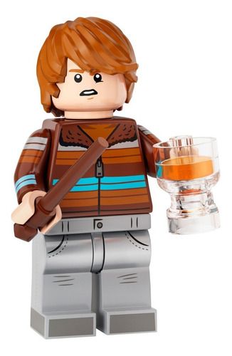 Lego Minifigura 4 Ron Weasley Harry Potter Serie 2 71028 1 Minifiguras (Usado)