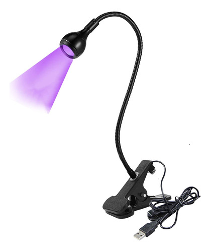 Meitawilltion Luz De Escritorio Led Uv De 3 W, Cuello De Ci.