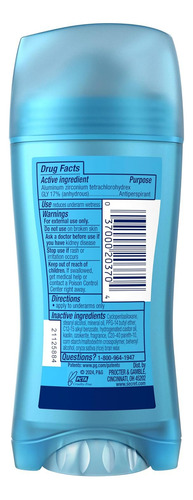 Desodorante Antitranspirante Secret Fresh para Mujer 72 horas de protección transpirable contra el sudor y el olor 73g