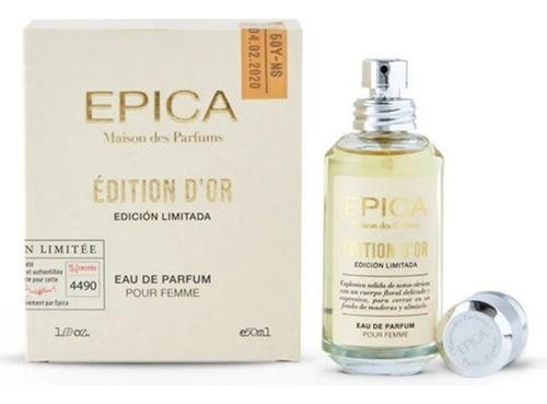 Fragancia Epica Edition D´or X 50 Ml