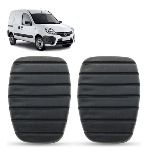 Par Capa Pedal Freio + Embreagem Kangoo 06 07 08 09 10 2011