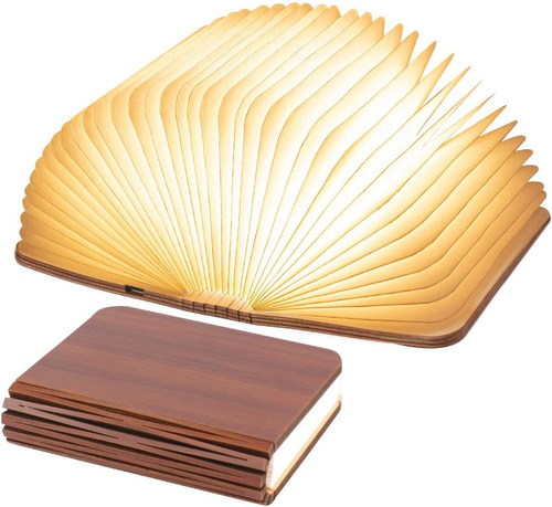 Mini Lámpara Plegable De 8 Colores, Luces De Madera Portátil