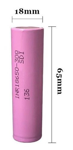 Imagen 2 de 6 de Bateria Pila Samsung Orig Inr18650 30q 3000ma Vape30a Unidad