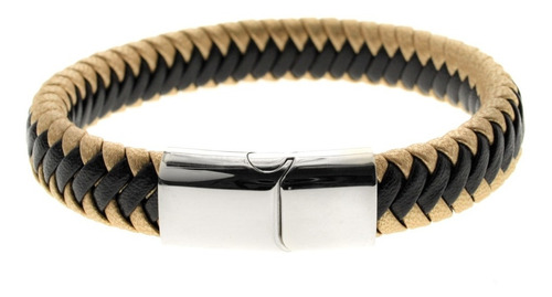 Imagen 4 de 8 de Pulsera Hombre D&k Classic Elegant Black Cuero Phdk02
