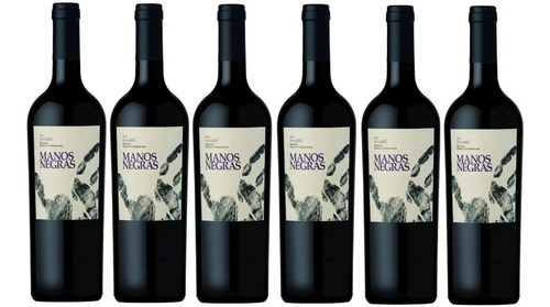 Vino Manos Negras Malbec X6 Colo Sejanovich