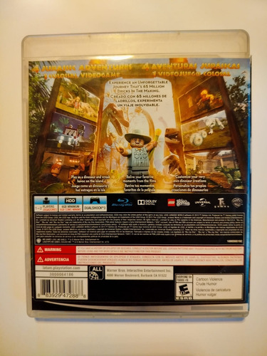 Lego Jurassic World Ps3 (Usado)