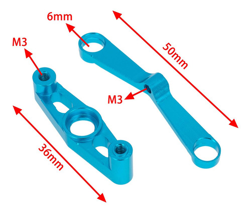 2x Rc Pieza De Actualización De Repuesto Para Rc Car