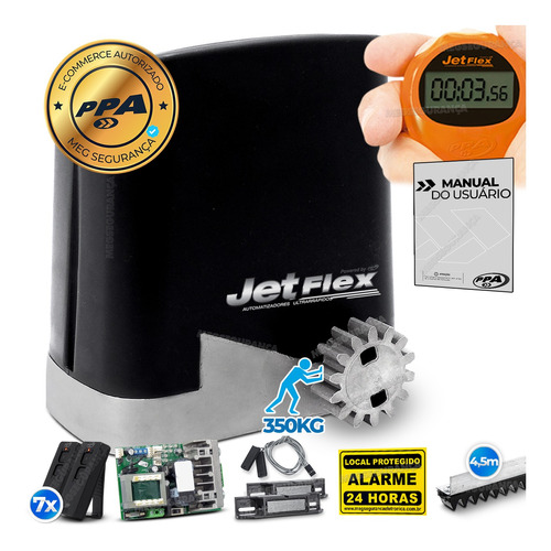 Kit Motor Ppa Dz Jet Flex 1/4hp 4,5m Crem 7 Control Rápido