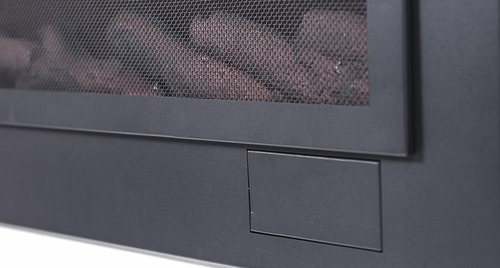 Chimenea Eléctrica Empotrable 50p Pantalla Acero Efecto Real