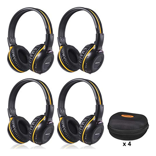 4 Unidades De Auriculares Inalmbricos Dvd, Auriculares Para