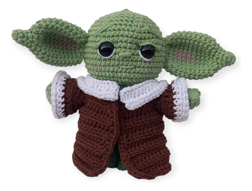 Baby Yoda Grogu Tejido  Crochet Muñeco Amigurumi Mandalorian