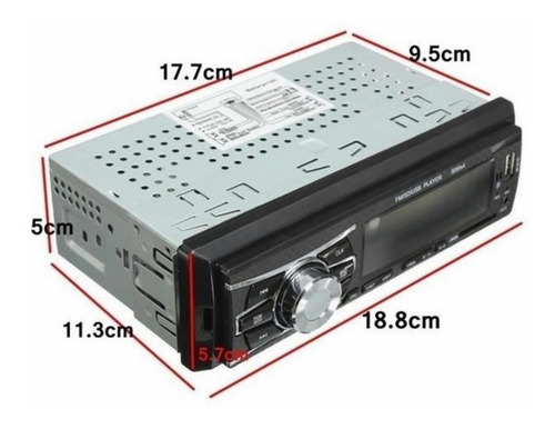 Radio Auto Mp3 Bluetooth 1 Din Usb Aux Estéreo Alta Calidad