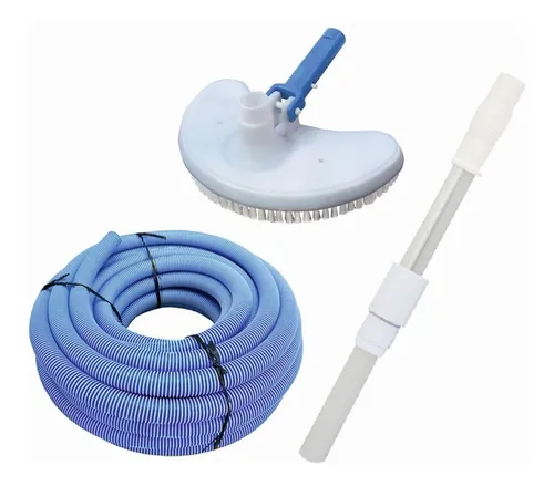 comprar Kit Vulcano Limpieza De Piscina Limpia Fondo Pileta Natacion Completo Barrefondo Sacahojas 