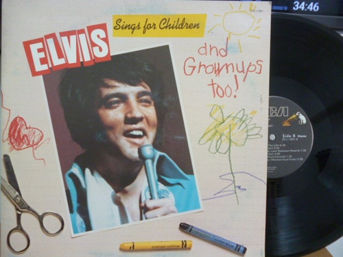 Elvis Presley Sings For Children And Gownups Too Vinilo Usa