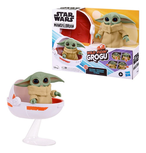 Muñeco Star Wars They Mandalorian Wild Ridin' Grogu