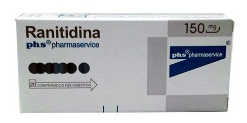 Ranitidina Phs® 150mg X 20 Comprimidos