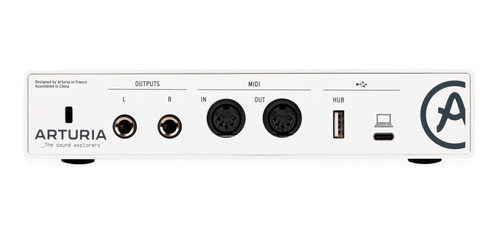 Placa Interfaz De Audio Usb Arturia Minifuse 2 White Color Blanco