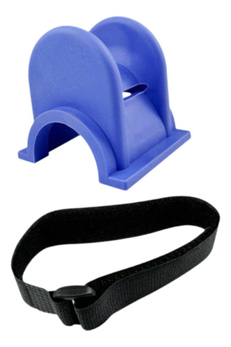 Porta Cañas De Pescar... Azul En Forma De U