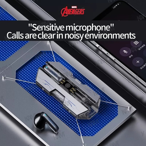 Auriculares Bluetooth Marvel Spider-man Iron Man Bluetooth 5