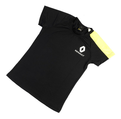 Imagen 1 de 7 de Remera Mujer Manga Amarilla T:s Boutique Renault