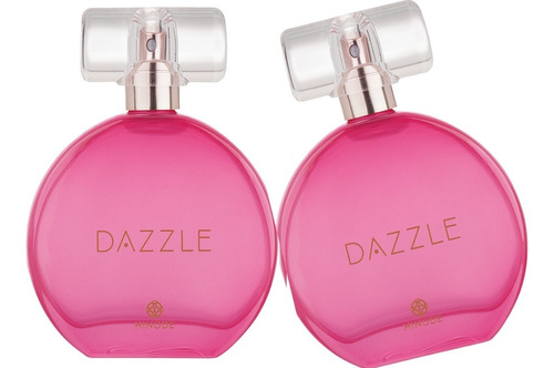 Perfume Feminino Dazzle Color Fucsia 60ml Hinode Kit C/ 2und