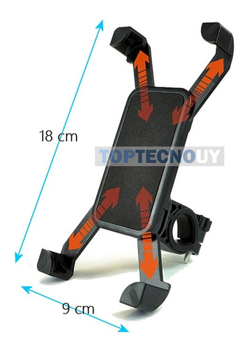 Imagen 3 de 7 de Soporte Celular Moto Bicicleta Universal Todas Las Medidas ®
