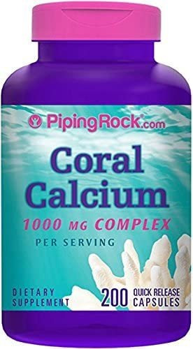 Calcio De Coral 1000 Mg  200 Cápsulas  Complejo De Fórmula Ó