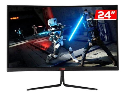 Imagem 1 de 6 de Monitor Gamer Pichau 24 Full Hd Curvo Athen C24m 1ms 144hz