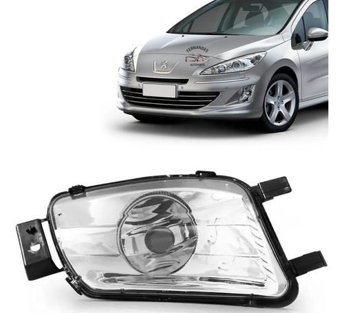 Farol De Milha Esquerdo Peugeot 408 2011 2012 2013 2014 2015