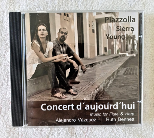 Ruth Bennett Y Alejandro Vazquez Cd Flauta Y Arpa Piazzolla (Usado)