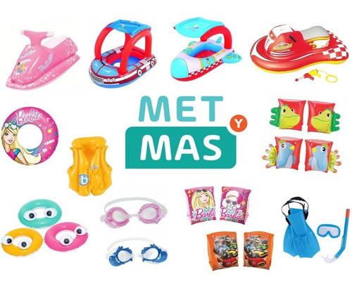 Pileta inflable redonda Bestway Coral Kids 51009 de 1.22m x 25cm 140L multicolor