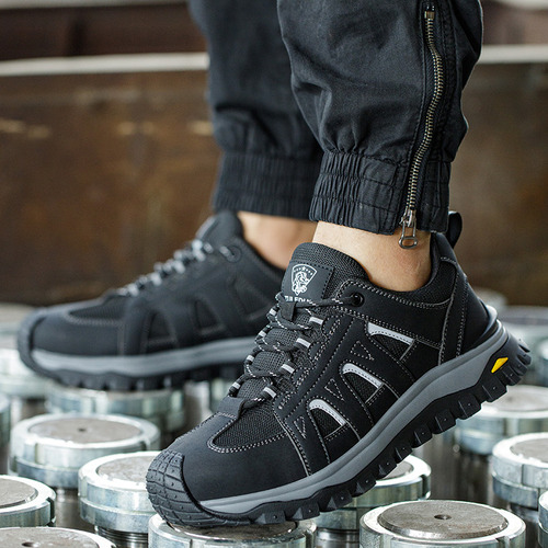 Toe Safety Work, Botas Leves, Respiráveis, Sapatos Masculino