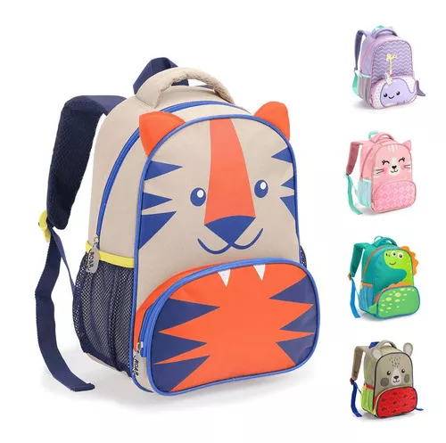 Mochila infantil para meninas e meninos - mochila escolar leve