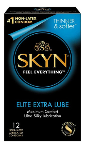 Persvativos Skyn Elit Extra Lube - 12 Unidades