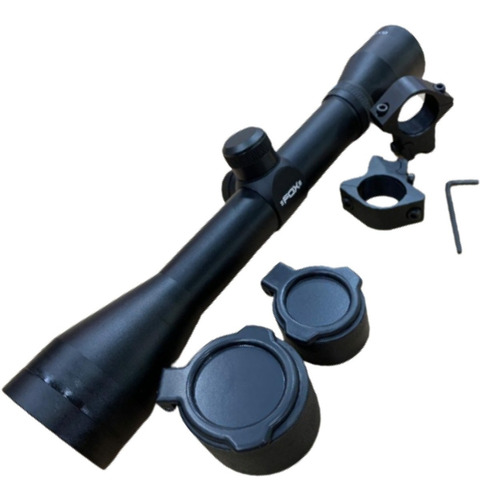 Mira Telescopica Fox 6x40 Rifle Aire Comprimido + Anclajes