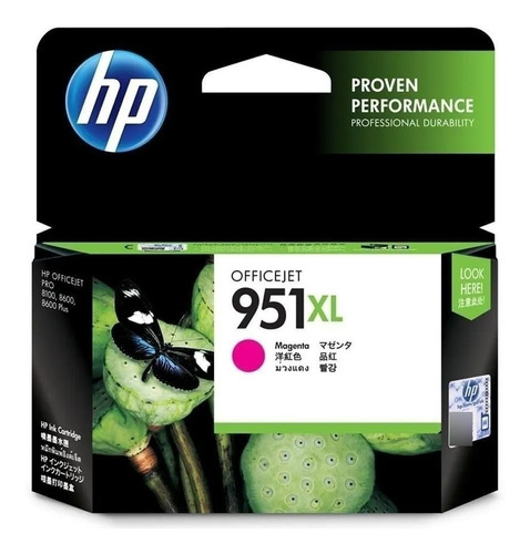 Cartucho Hp 951xl  Cn047al Magenta Original 8100 8600