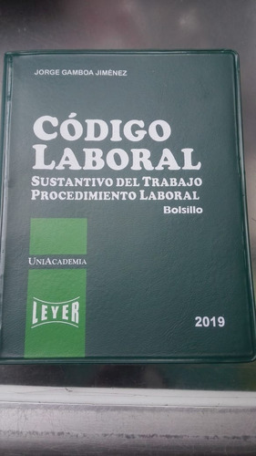 Código Laboral Bolsillo. 2019. Leyer