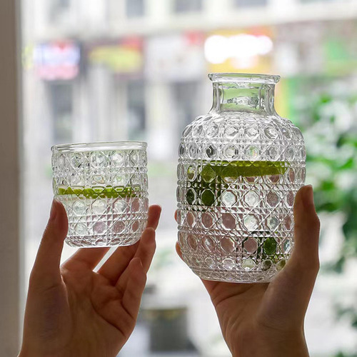 Juego De Jarra Y Vaso De Agua Junto A La Cama Juego De Claro