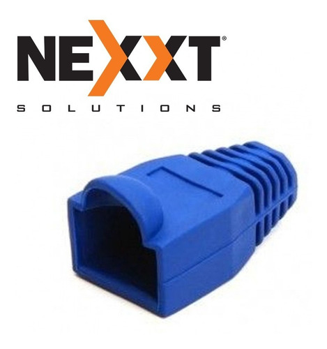 Funda De 100 Capuchones Boots Azul Plásticos Conectores Rj45