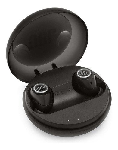 Auriculares in-ear inalámbricos JBL Free negro con luz LED - Bueno (Reacondicionado)