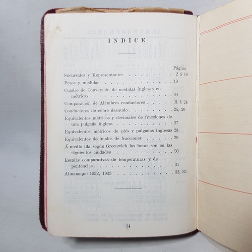 Imagen 7 de 10 de Antigua Libreta Publicit + Almanaque 1932 Siemens Mag 59537