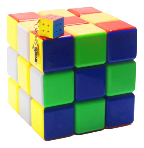 Cubo De Velocidad 3x3 Grande Sin Calcomanías